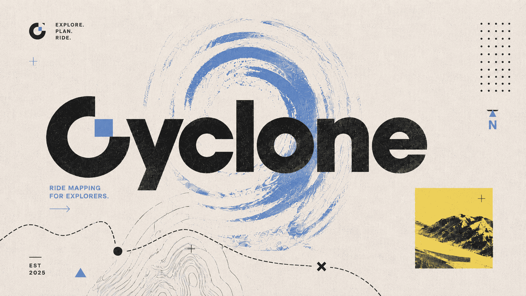 Cyclone route generator app screenshot